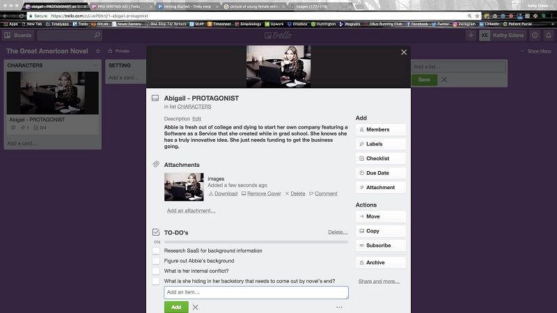 How to use Trello to storyboard your novel