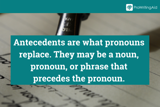 Antecedents Definition