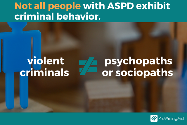 Image showing that ASPD does not determine criminal behavior