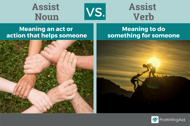 Assist as a verb and a noun