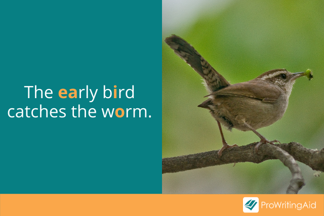 Assonance in a common saying