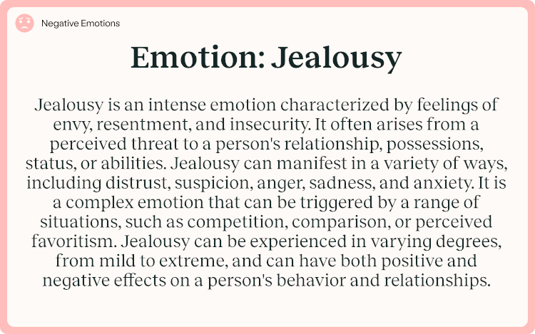 Emotion Jealousy