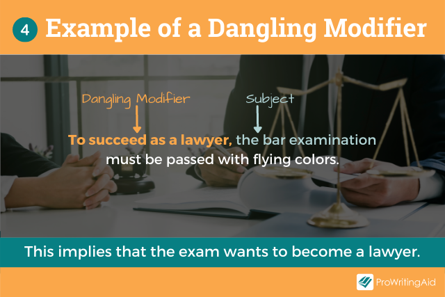 Image showing other example of dangling modifier