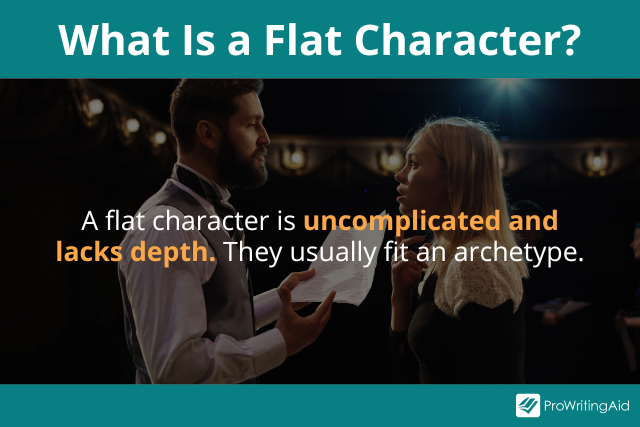 flat character definition