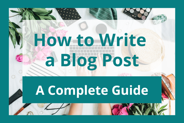 how to write a blog