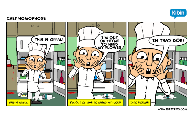 Homophone chef