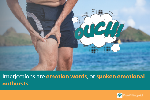 Image showing the meaning of interjections