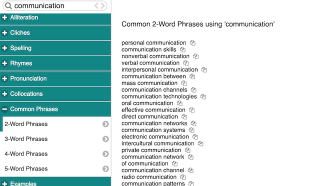 ProWritingAid's Word Explorer