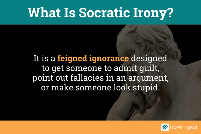 Socratic irony definition