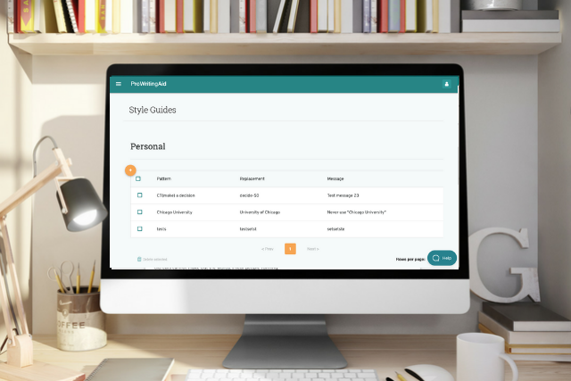 ProWritingAid Style Guide Example Image