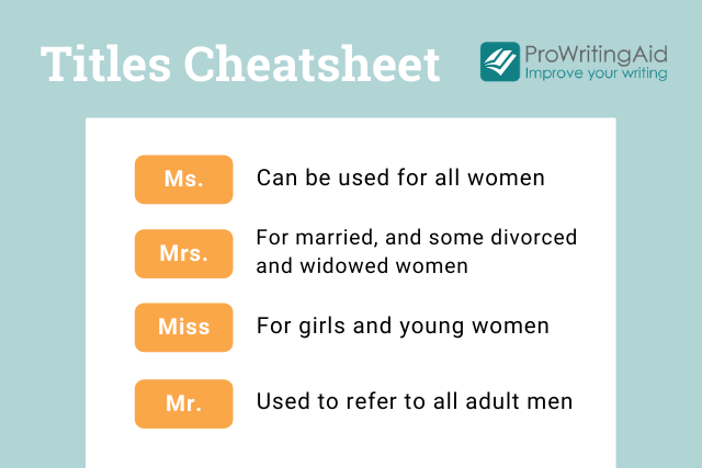 titles cheatsheet